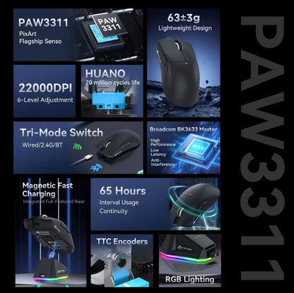 Gaming Mouse Attack Shark X11