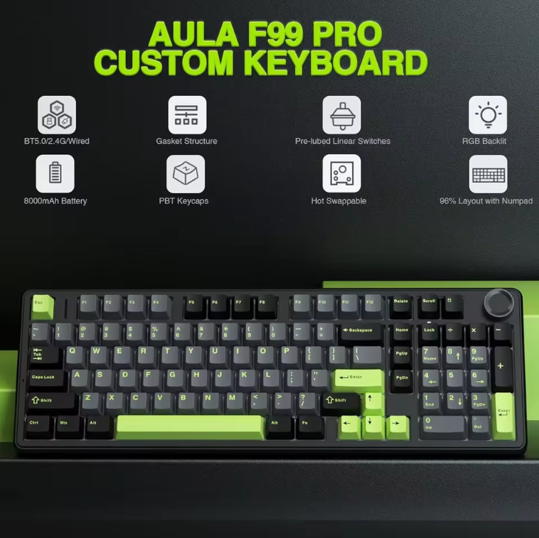 Keyboard AULA F99 Pro