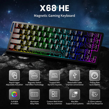 Keyboard ATTACK SHARK X68