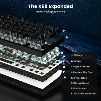 Keyboard ATTACK SHARK X68