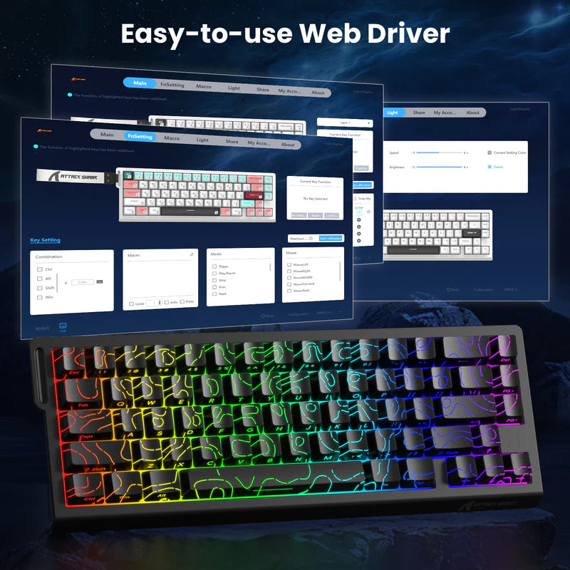 Keyboard ATTACK SHARK X68