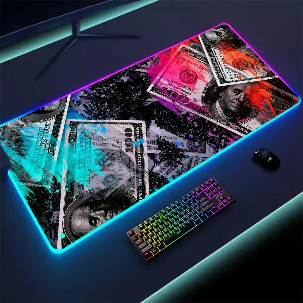 RGB Dollar Mouse Pad
