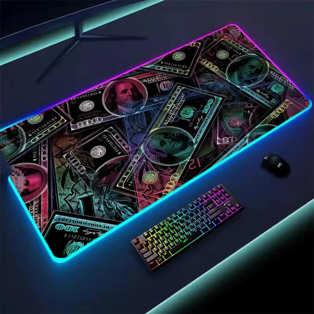RGB Dollar Mouse Pad