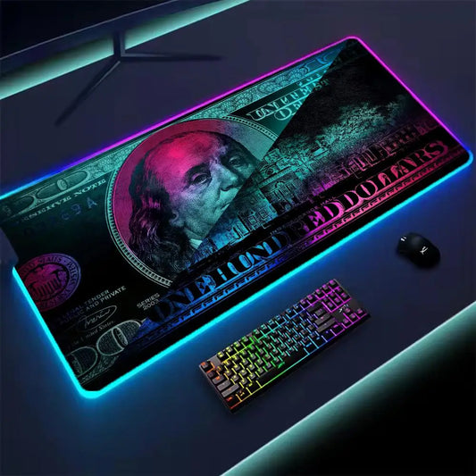 RGB Dollar Mouse Pad