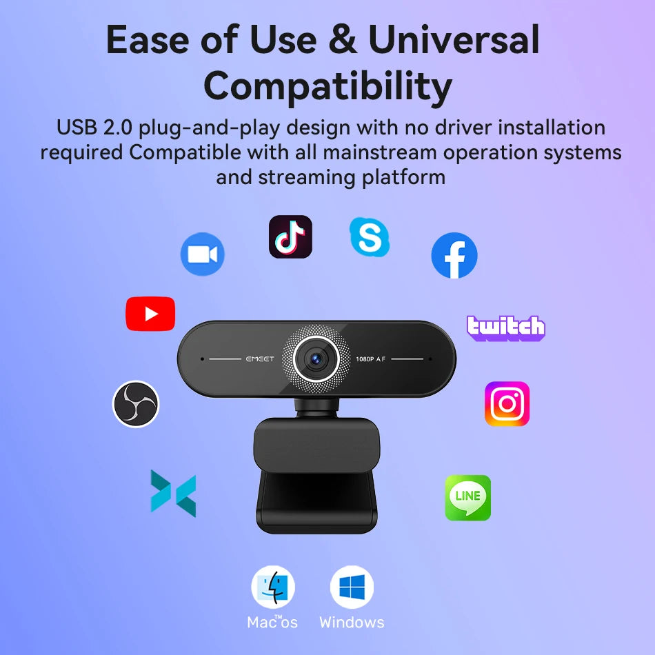 Web-Camera EMEET C60E