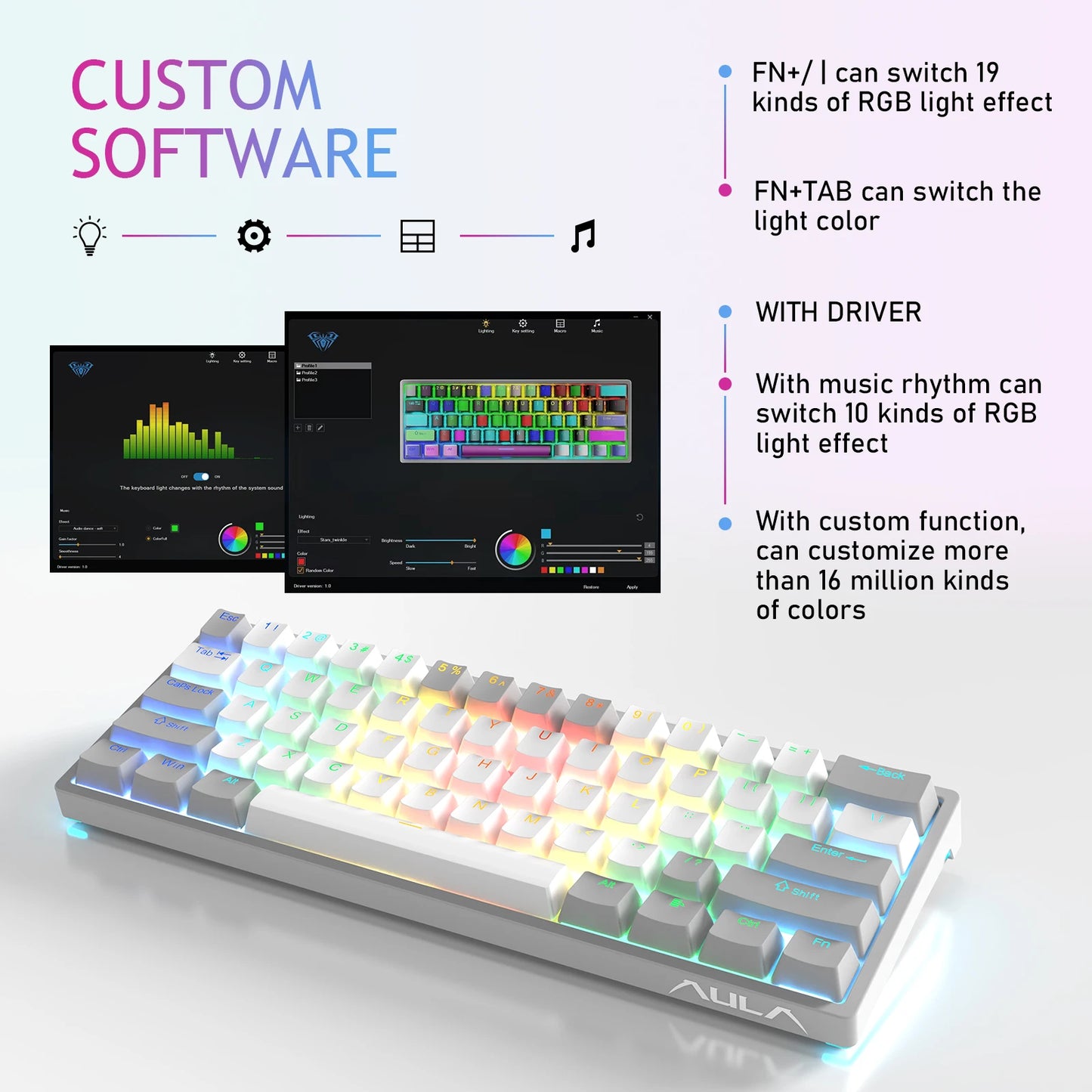 Keyboard AULA F3261