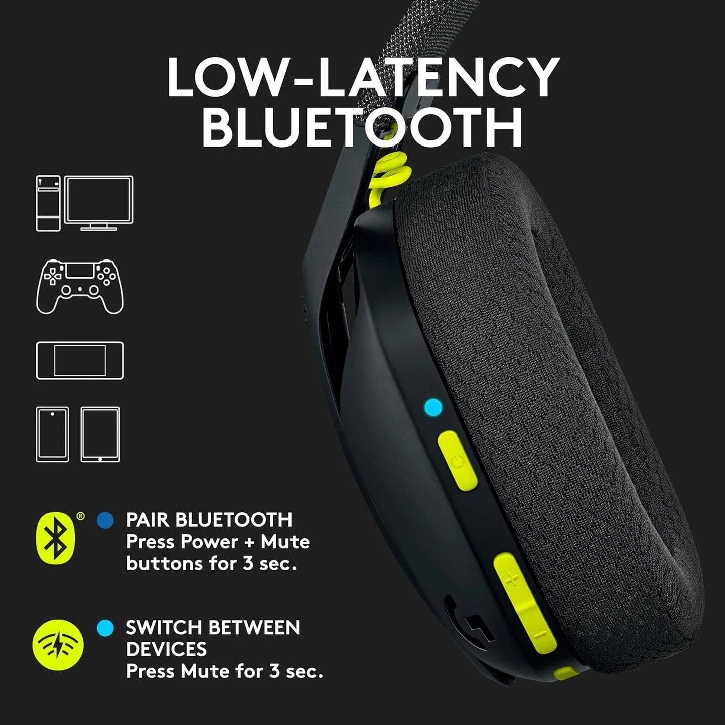 Headset Logitech G435 LIGHTSPEED
